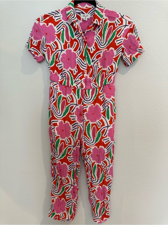 Diane Von Furstenberg Other - Diane Von Furstenberg for Target Pink Floral Girls Floral Groove Jumpsuit Med. 8